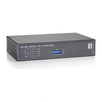 LevelOne FGP-1000W90 10-Port Switch 82W PoE+