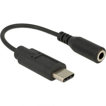 Delock Audio Adapter USB Type-C male to 3.5mm Stereo Jack female 0.14m 65842