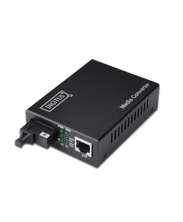 Digitus Fast Ethernet Media Converter 1 x RJ 45 to 1 x SC Singlemode 20km Bidir B DN-82023