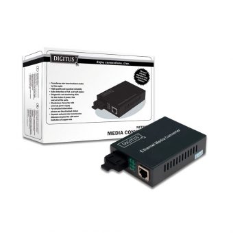 Digitus Gigabit Ethernet Media Converter Singlemode 10/100/1000Base-TX to 1000Base-LX DN-82121-1