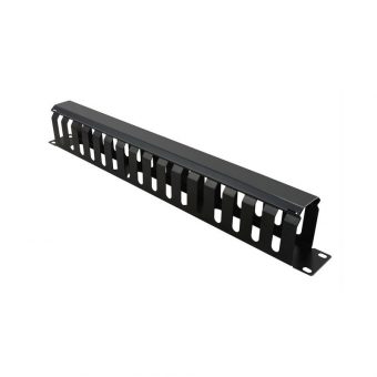 Value 19" Front Panel 1U with Patch Channel Black 26.99.0305-20