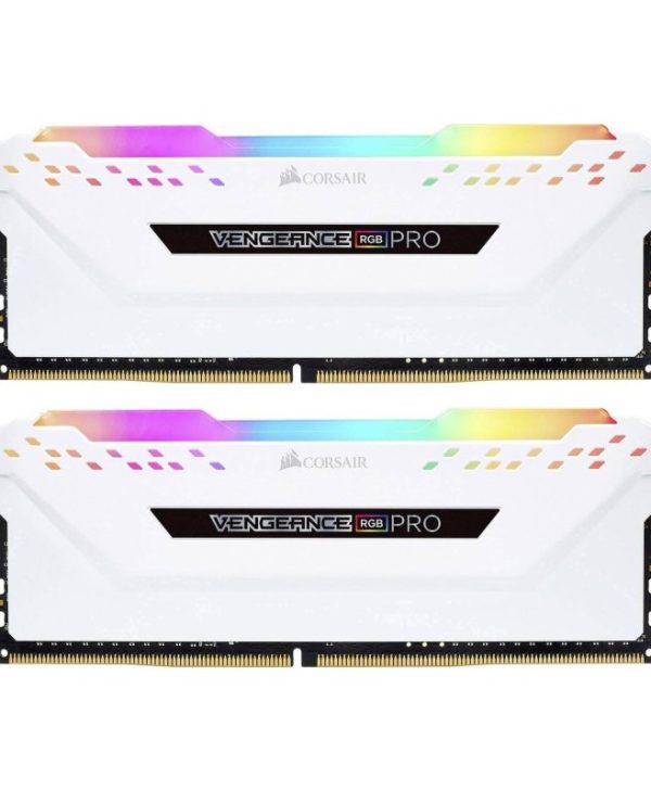 Corsair Vengeance RGB Pro 32GB (2x16GB) 3200MHz DDR4 White CMW32GX4M2E3200C16W
