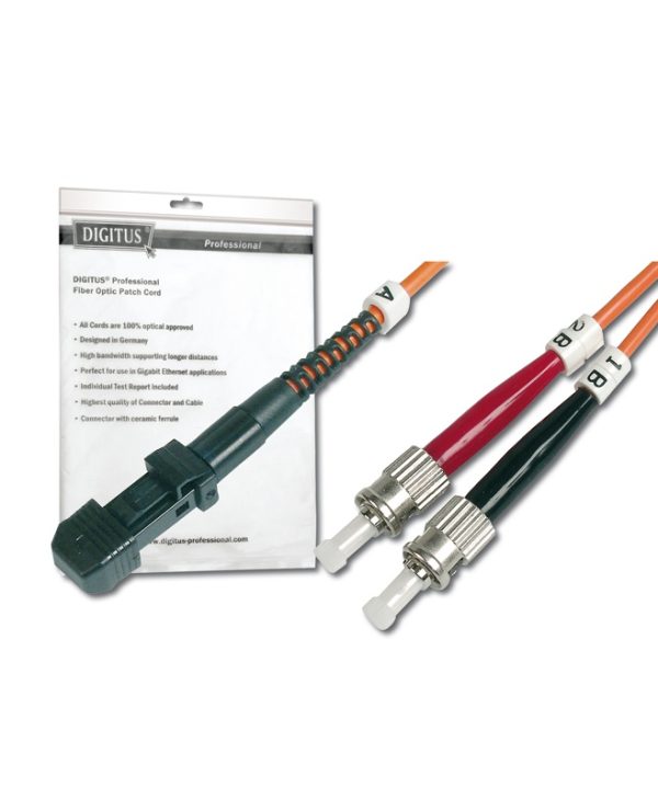 Digitus Fiber Optic LC-ST 50/125 OM3 5m Orange DK-2531-05/3