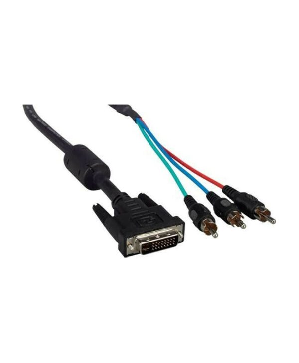 Transmedia Monitor Cable DVI Male to RCA Male 2m Black