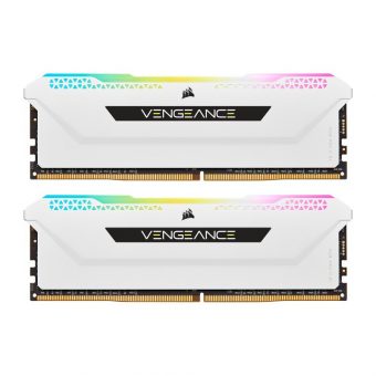 Corsair Vengeance RGB Pro SL 32GB (2x16GB) 3200MHz DDR4 White CMH32GX4M2E3200C16W