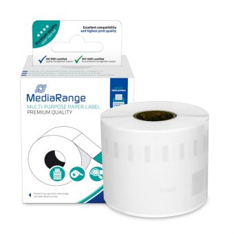 MediaRange Χάρτινες Ετικέτες Γενικής Χρήσης 54x101mm/220pcs Black on White (Dymo 99014/S0722430) MRDY99014