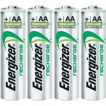 Energizer AA Rechargeable Batteries NiMH 4pcs 2000mAh F016480 - Image 2