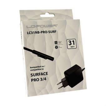 LC-Power 31W Notebook Power Adapter for Microsoft Surface PRO 3 & 4 LC31NB-PRO-SURF - Image 2