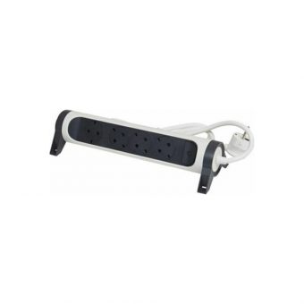Legrand SurgeArrest 4 Outlets 3m White/Grey Rotating 694536 - Image 2