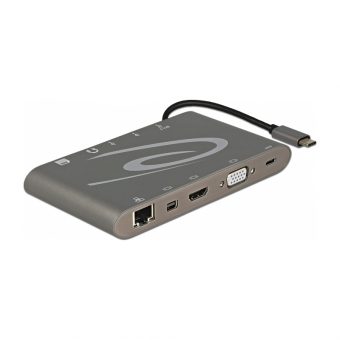 Delock USB Type-C 3.1 Docking Station 4K 30Hz Grey 87297 - Image 3