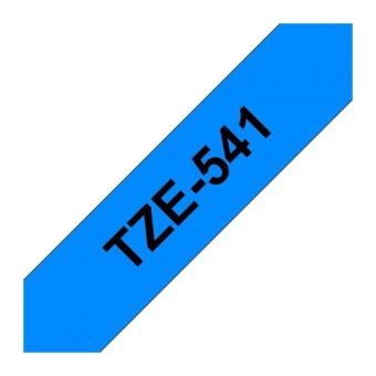 Brother Labelling Tape Cassette Black on Blue 8mx18mm TZe-541 - Image 3