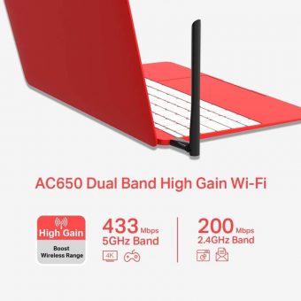 Mercusys AC650 High Gain Wireless Dual Band USB Adapter MU6H - Image 3