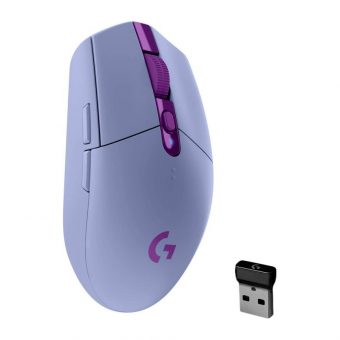Logitech G305 Lightspeed Wireless Gaming Mouse Lilac 910-006023 - Image 4