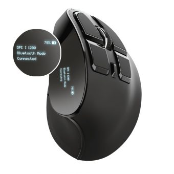 Trust Voxx Rechargeable Ergonomic Wireless Mouse Black 23731 - Image 5
