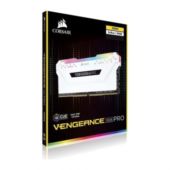 Corsair Vengeance RGB Pro 32GB (2x16GB) 3200MHz DDR4 White CMW32GX4M2E3200C16W - Image 6