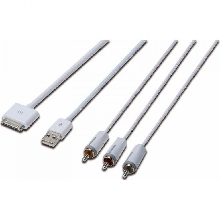 Digitus Cable AV +USB for Apple 1.5m White DB-600101-015-W