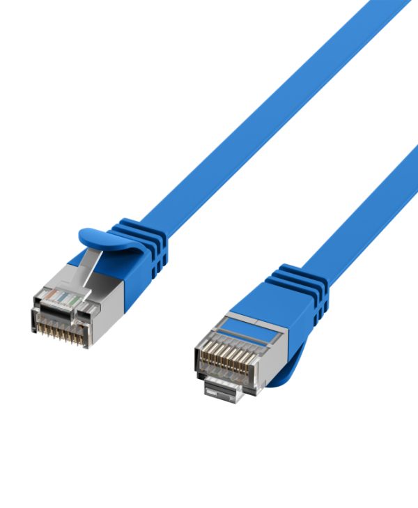 EFB Patch Cable CAT6a Flat 1m Blue K5545BL.1