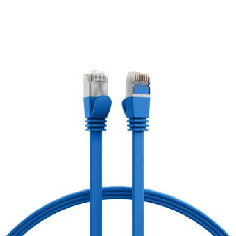 EFB Patch Cable CAT6a Flat 1m Blue K5545BL.1 - Image 2