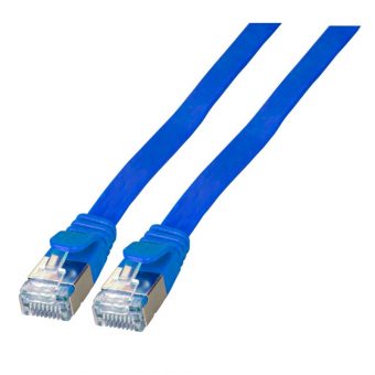 EFB Patch Cable CAT6a Flat 3m Blue K5545BL.3
