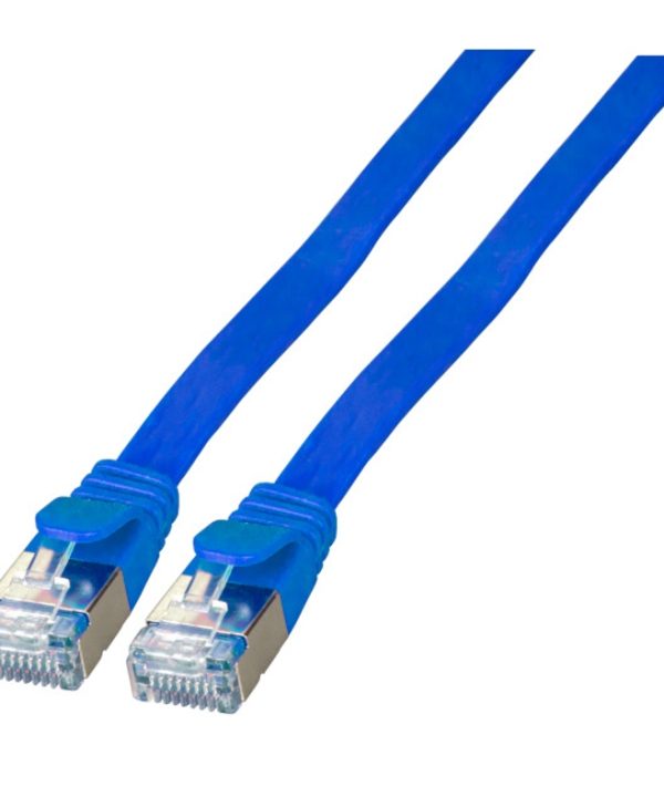 EFB Patch Cable CAT6a Flat 3m Blue K5545BL.3