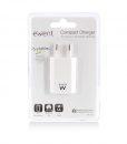Ewent Wall Carger Adapter 1port 1A White EW1200_2