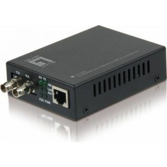 LevelOne FVT-2002 RJ45 to ST Fast Ethernet Media Converter