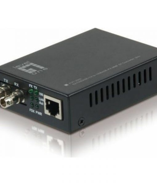 LevelOne FVT-2002 RJ45 to ST Fast Ethernet Media Converter