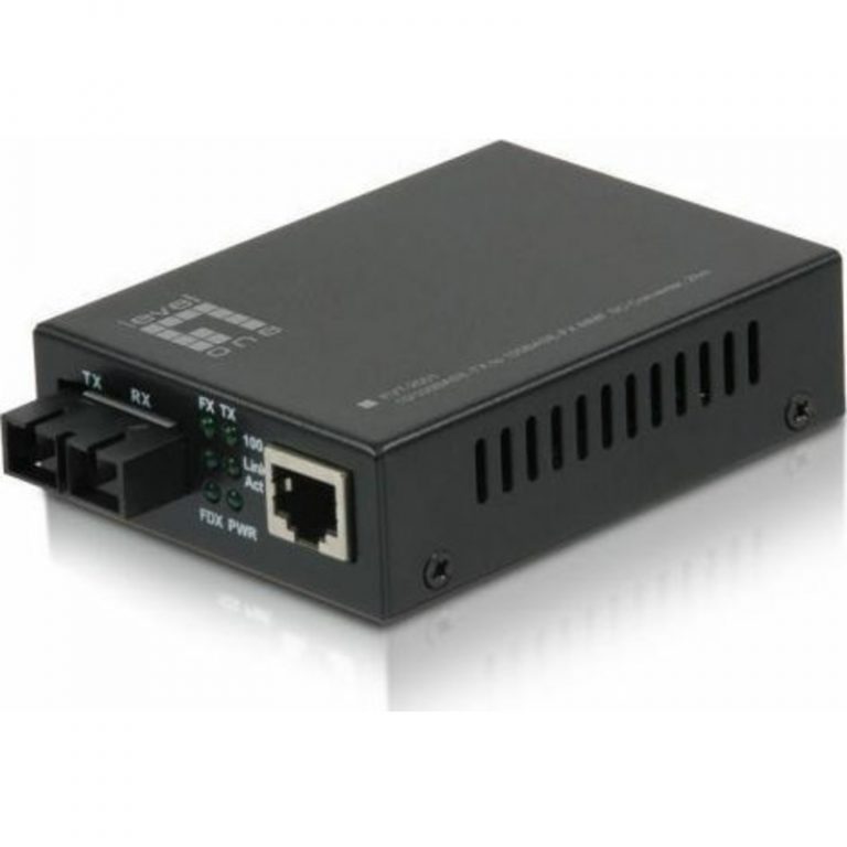 LevelOne FVT-2401 RJ45 to SC 43748 Media Converter