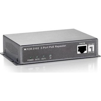 LevelOne POR-0120 PoE Repeater 2-Port