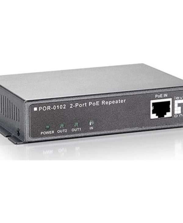 LevelOne POR-0120 PoE Repeater 2-Port