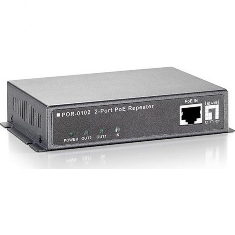 LevelOne POR-0120 PoE Repeater 2-Port