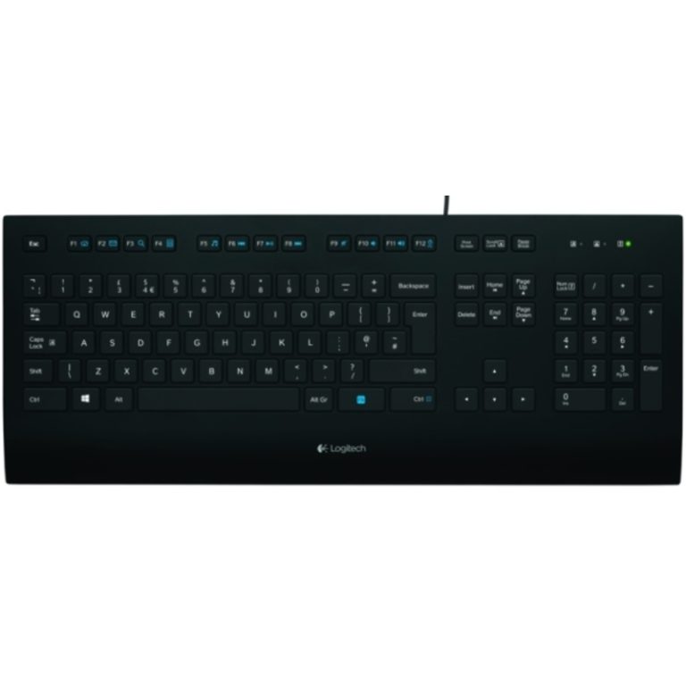 Logitech Wired Keyboard K280e US Black 920-005217