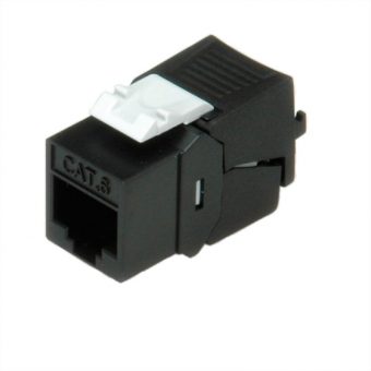 Roline Keystone Cat6 UTP Tool Free Black 26.11.0352-60