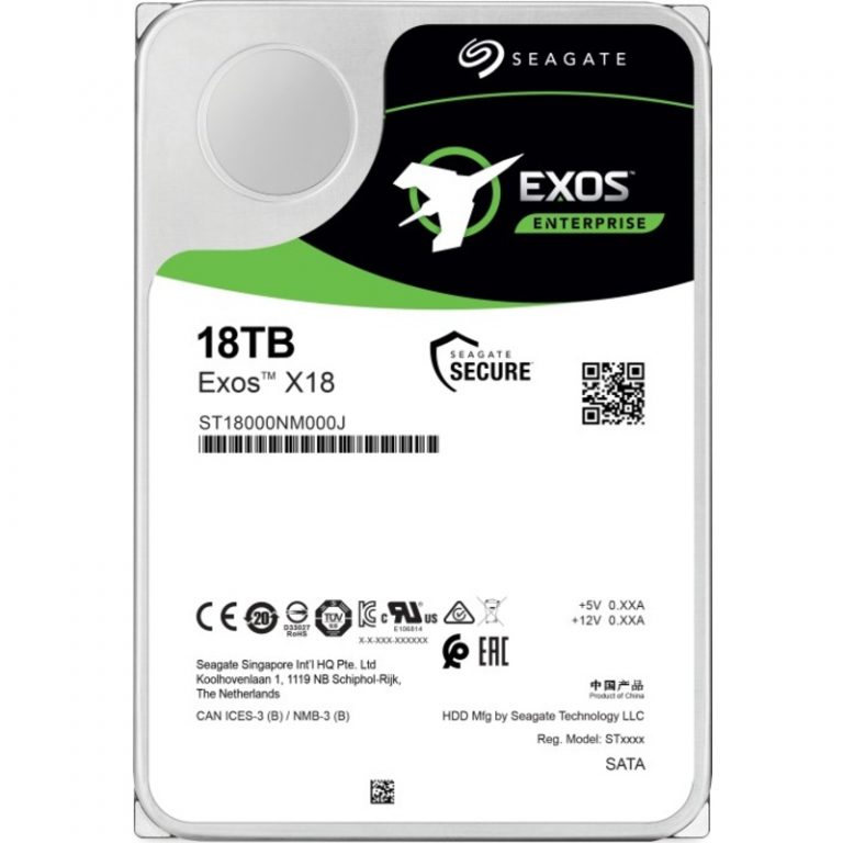 Seagate Exos X18 18TB 3.5 SATA III ST18000NM000J