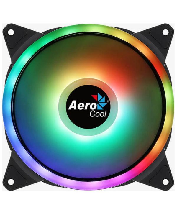 AeroCool PGS Duo 14 ARGB 6-Pin 140mm Case Fan Black AEROPGSDUO14ARGB-6P
