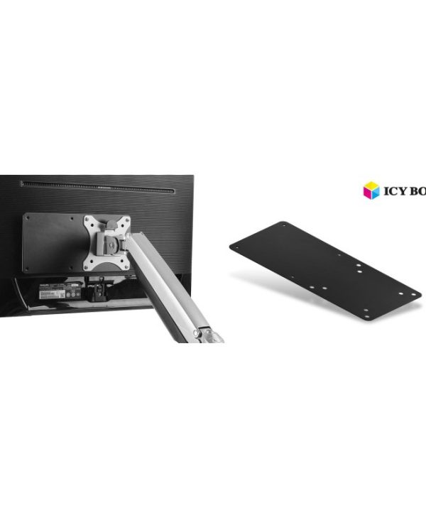 RaidSonic Icy Box Intel NUC Mounting for Monitor Stand with VESA 75x75/100x100 IB-MSA103-VM