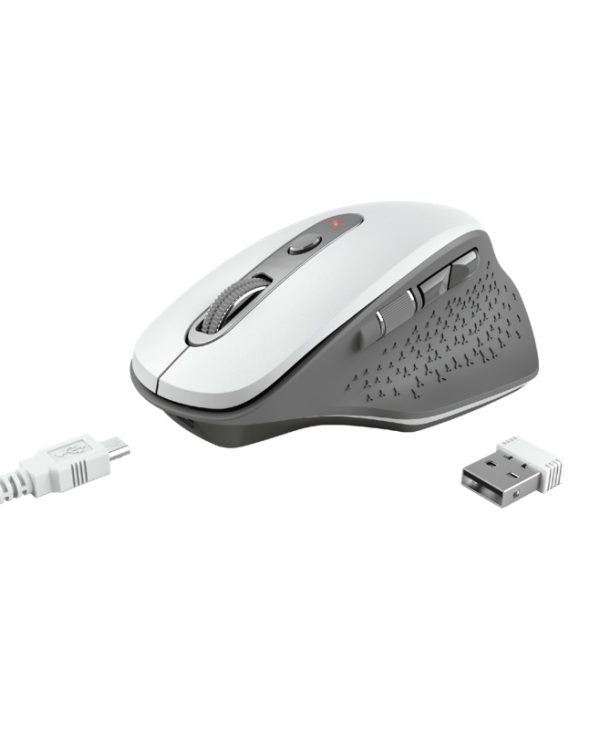 Trust Ozaa Rechargeable Wireless Mouse White 24035