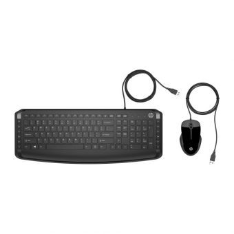HP Pavilion Wired Keyboard and Μouse 200 GR Black 9DF28AA