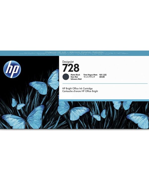 HP Ink 728 130ml Matte Black 3WX25A