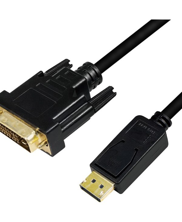 LogiLink Cable DVI-D to DisplayPort M/M 2m Black CV0131