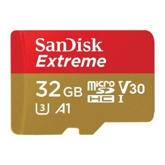 SanDisk Extreme Action microSDHC 32GB U3 V30 A1 with Adapter SDSQXAF-032G-GN6AA