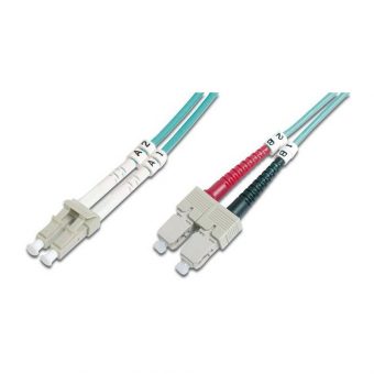 Digitus Fiber Optical LC-ST 50/125 OM3 LSZH 2m Orange DK-2531-02/3
