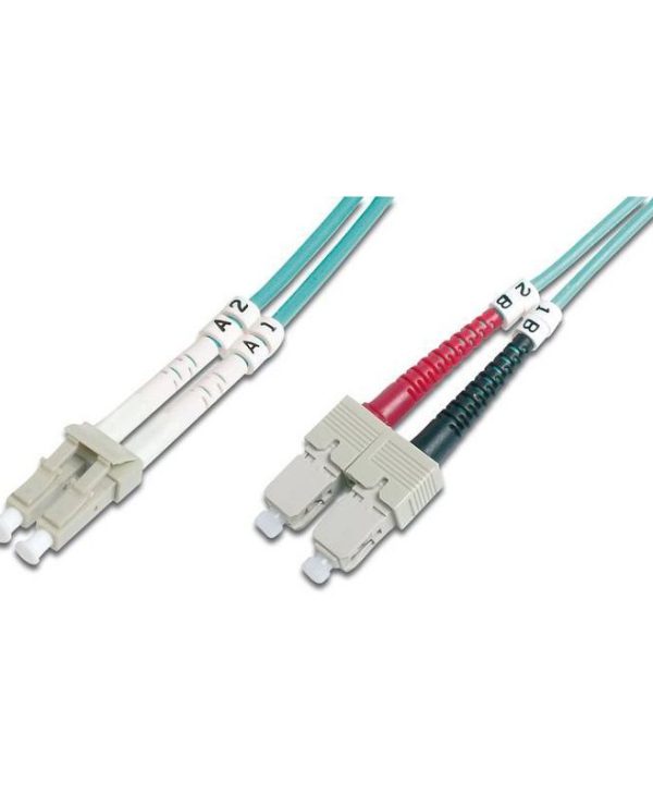 Digitus Fiber Optical LC-ST 50/125 OM3 LSZH 2m Orange DK-2531-02/3