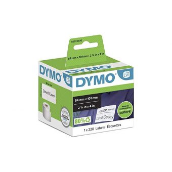 Dymo LabelWriter 99014 Shipping/Name Badge 54x101mm White S0722430