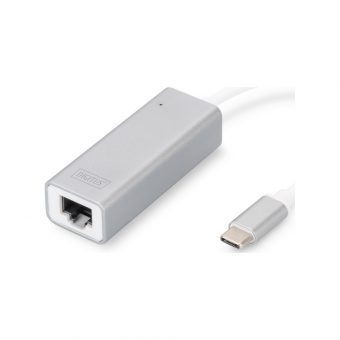 Digitus USB Type-C to Gigabit Ethernet Silver DN-3024