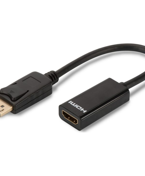 Digitus Cable DisplayPort 1.2 Male to DVI-D Female 0.15m Black AK-340401-001-S