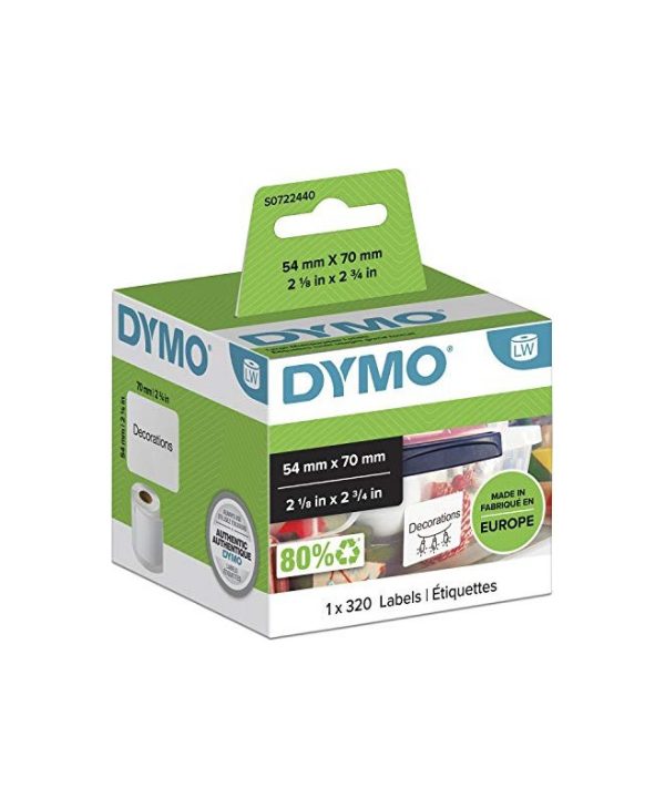 Dymo LabelWriter 99015 Diskette Label 54x70mm White S0722440