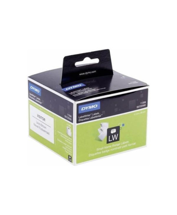 Dymo LabelWriter 11356 Name Badge 89x41mm White S0722560