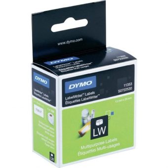 Dymo LabelWriter 11353 Price Tag Labels 12x24mm (1000 labels) White S0722530