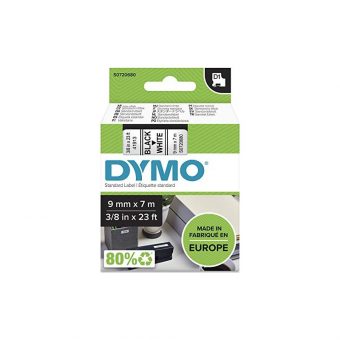 Dymo D1 40913 Standard Tape 9mmx7m Black on White S0720680